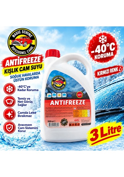-40 Organik Kırmızı Antifriz 3 Litre