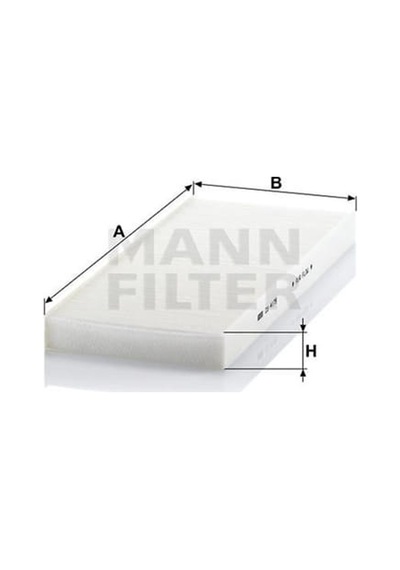 MANN CU4179 Polen Filtresi Ulysse 02- Scudo 96- / Phedra 02- / 807 02- Expert 00- / C8 02- Jumpy 00-
