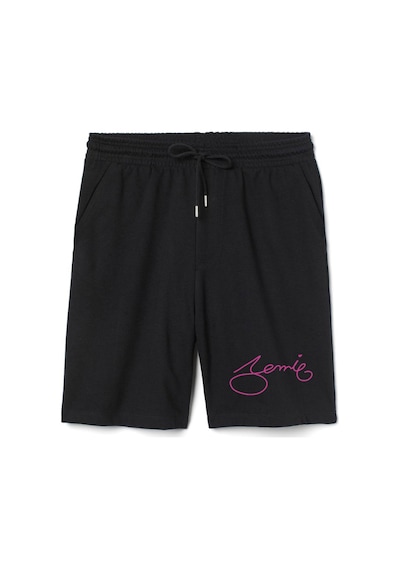 Blackpink Jennie Signature Erkek Siyah Şort Siyah