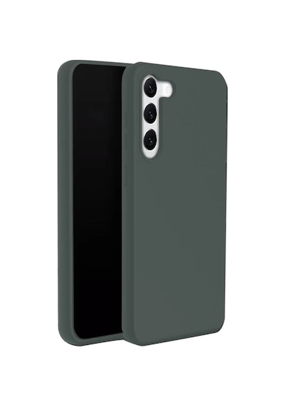 Galaxy S24 Kılıf First Silikon - Koyu Yeşil