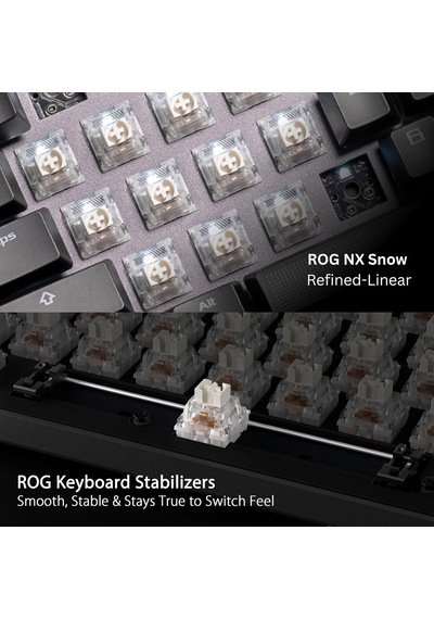 Asus Rog Strix Scope Ii 96 Kablosuz Oyun Klavyesi, Üç Modlu Bağla
