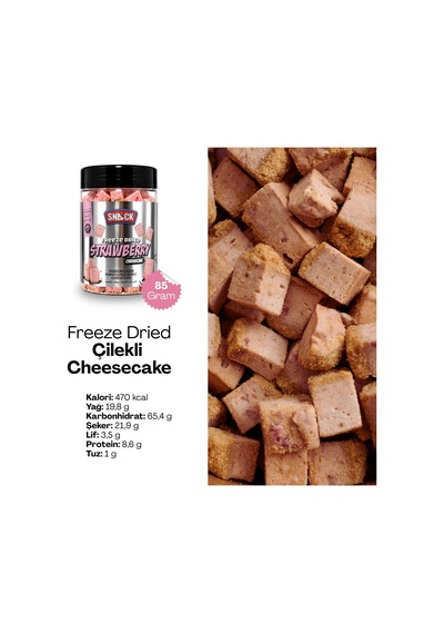 Cheesecake Tadım Paketi 5 Kavanoz Freeze Dried Tatlı