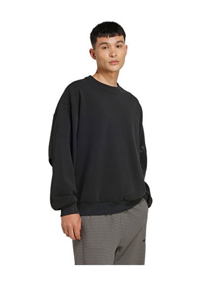 Adidas M Soft Lux Sk Crew Erkek Günlük Sweatshirt Kf0485 Siyah