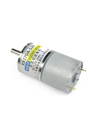 37ga-520 12v 37mm 5rpm Redüktörlü Dc Motor Metal Dişli Yüksek Tork Kuvvet Robot Oyuncak Rc Araba