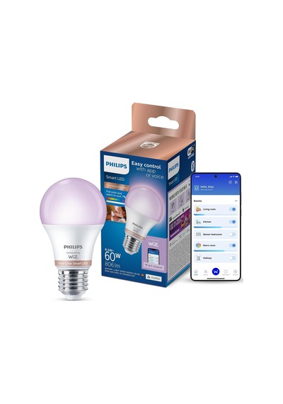 Smart Led Ampul A60 E27 60w Eşdeğer Rgb - Google Home, Alexa, Homekit Ve Matter Uyumlu Diğer