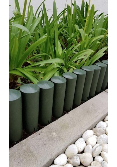 PLASTİK Çim Bordürü 2.3 METRE Çim Ayırıcı YEŞİL