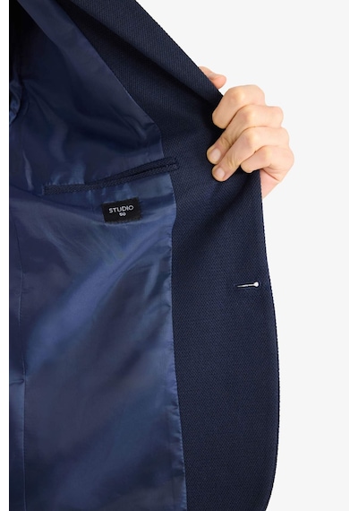 Defacto Slim Fit Dar Kesim Blazer Ceket F7690ax26spnv64 Lacivert-nv64