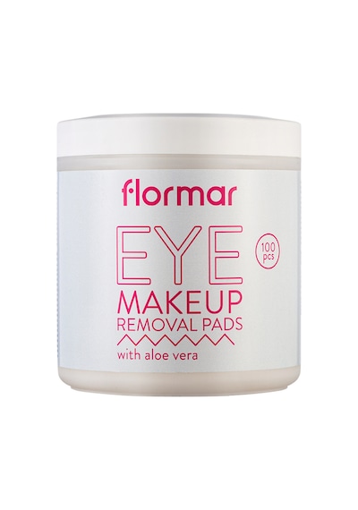 Flormar 100'lü Göz Makyaj Temizleyici - Eye Makeup Removal Pads - 001 - 8690604557363