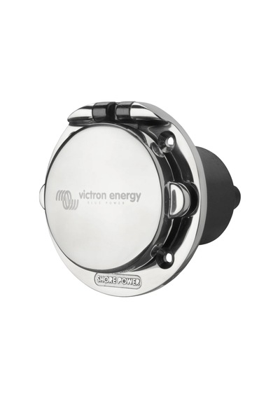 Victron Power Inlet 16a 250v Cee 2p+e Paslanmaz Çelik Kapaklı Ip56 Dış Elektrik Giriş Soketi