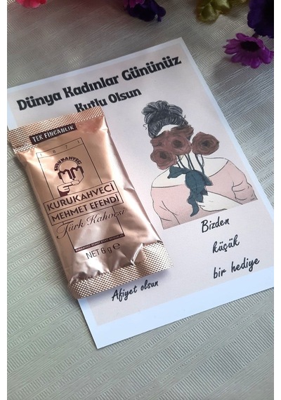 Kurukahveci Mehmet Efendi 8 Mart Kadınlar Günü Hediye Türk Kahvesi Jelatinli 25 x 6 G