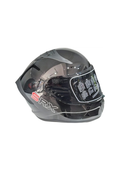 Mts Pro 801 Güneş Gözlüklü Motosiklet Kaskı Parlak Siyah