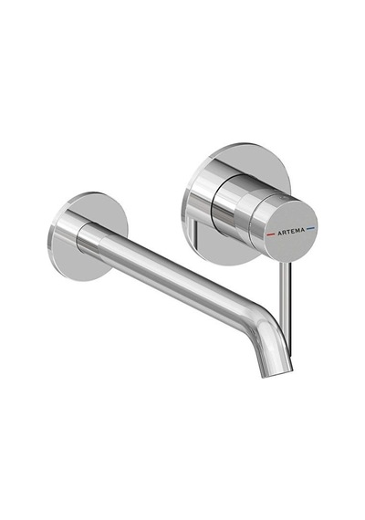 Artema Minimax Round Ankastre Lavabo Bataryası Uzun,krom A43549 Çok Renkli