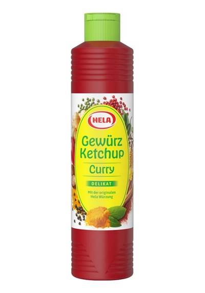 Hela Gewürz Ketchup Tatlı Curry Delikat 800ml-6266