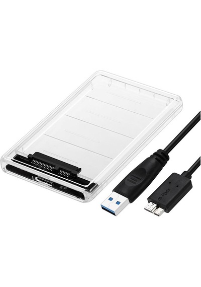 4266 2.5" Usb 3.0 Harici Ssd Harddisk Şeffaf Taşınabilir Hdd Kutusu Sata