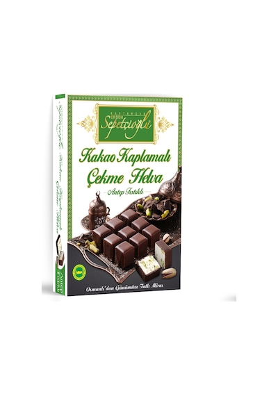 Erdem Sepetçioğlu Kakao Kaplamalı Antep Fıstıklı Çekme Helva 320G