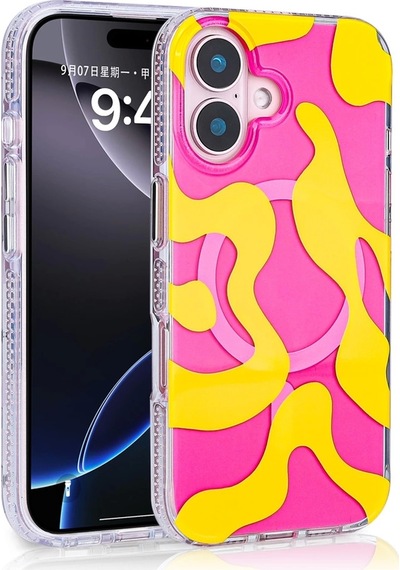 Apple Uyumlu iPhone 16 Plus Kılıf M-safe Şarj Özellikli Zore Stilo Kapak