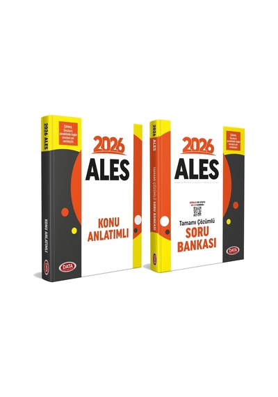 Data Yayınları 2026 Ales Konu Ve Soru Seti 2 Kitap