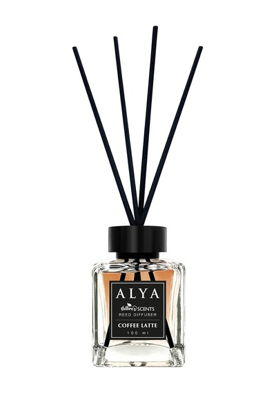 Alya Alya Nature's Scents Coffee Latte Bambu Çubuklu Oda Kokusu - Latte Kokusu Abundance Prosperity