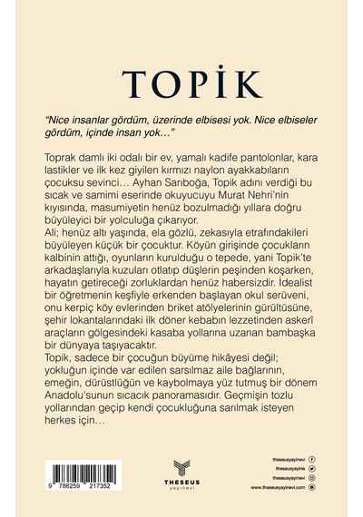 Topik - Ayhan Sarıboğa - Theseus Yayınevi