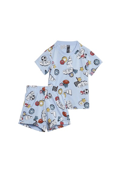 Adidas I Fun Aop Set Bebek T-shirt Mavi Jd0062-b Mavi