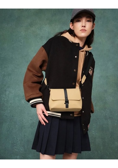 Gaston Luga Splash Crossbody Çanta- Latte Kahverengi - Açık Camel