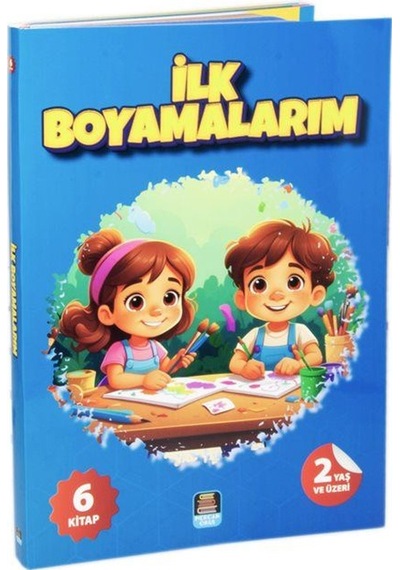 İlk Boyamalarım Renkli Ve Çıkartmalarla Beraber 6 Kitap Set ...