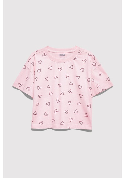 Mavi Kız Çocuk T Shirt 7610400-71007 Pembe