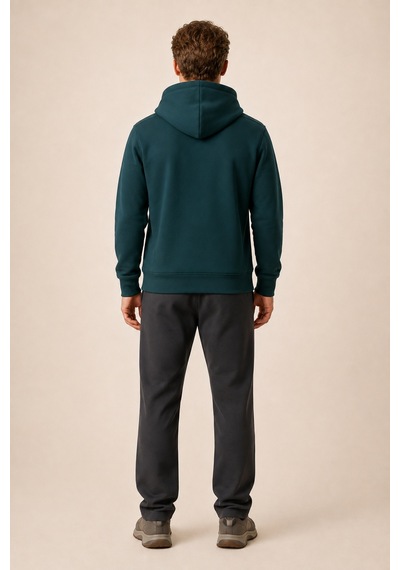 Redline Thenk Yeni Sezon Erkek Regular Fit Kapüşonlu Sweatshirt Nefti