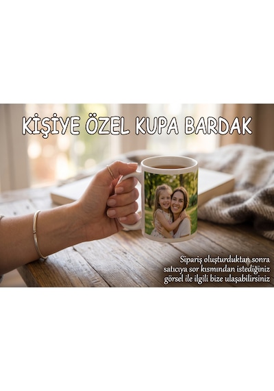 Kişiye Özel Tasarımlı Beyaz Kupa