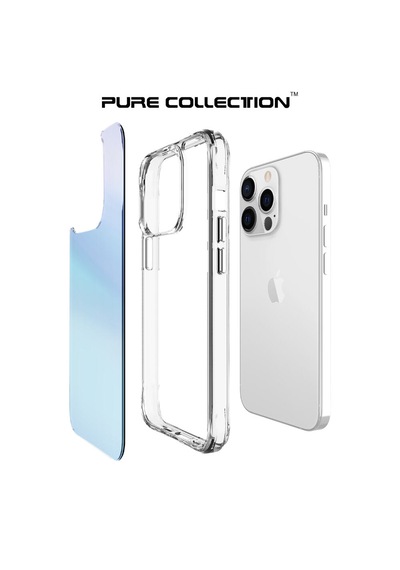Bix iPhone Uyumlu 13 Pro Pure Rainbow Renk Geçişli Şeffaf Kılıf Çizilmeye Dayanıklı Darbe Emici Parmak İzi Önleyici Mavi Bix iPhone Uyumlu 13 Pro Pure Rainbow Renk Geçişli Şeffaf Kılıf Çizilmeye Dayanıklı Darbe Emici Parmak İzi Önleyici Mavi