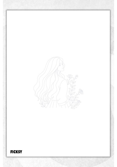 A5 Çiçek Bloknot Çizgisiz Defter - 50 Yaprak - Memopad - Notepad - Not Defteri - Not Kağıdı - 1583 Çok Renkli