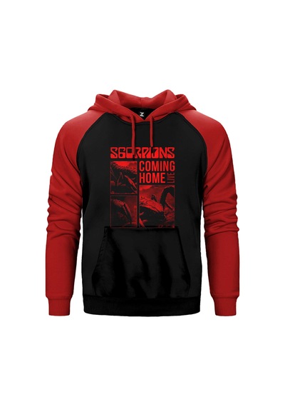 Scorpions Coming Home Sarı Renk Reglan Kol Sweatshirt / Hoodie