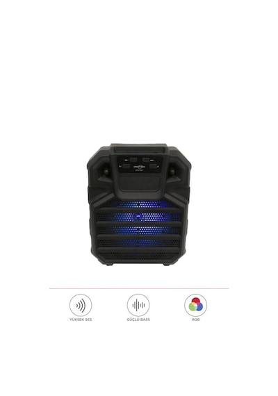 Torima GTS-1397 6,5" RGB Ledli Taşınabilir Bluetooth Parti Hoparlörü