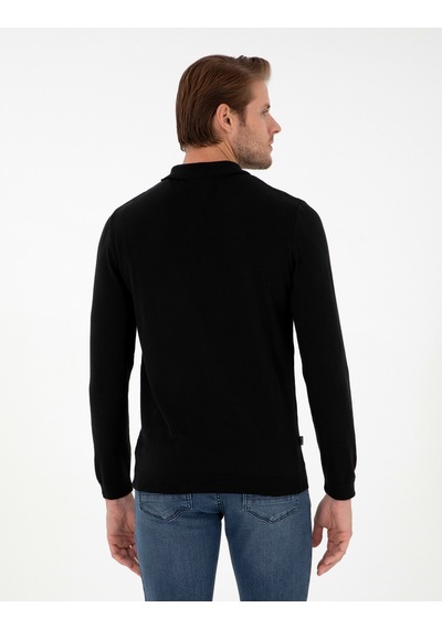 Pierre Cardin Erkek Siyah Kazak /triko 50296623-vr046 Siyah