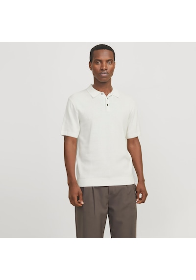 Jack & Jones Cooper Erkek Beyaz Polo Tişört 12271483-cd Beyaz