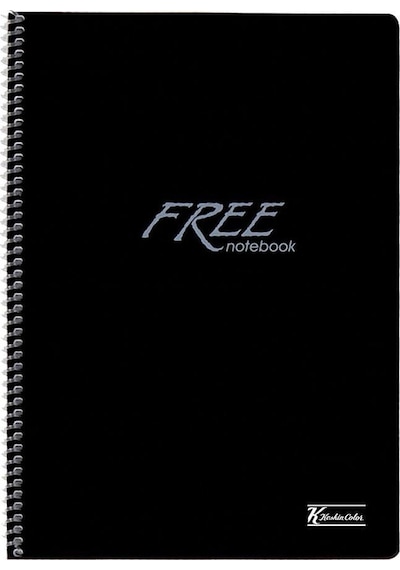 Keskin Color Free Defter A4 160 Yaprak Spiralli Plastik Kapak Çizgili 1 Adet