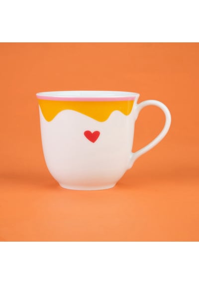 Kitchen Granny Kupa - Sarı / Pembe - 290 Ml Renkli