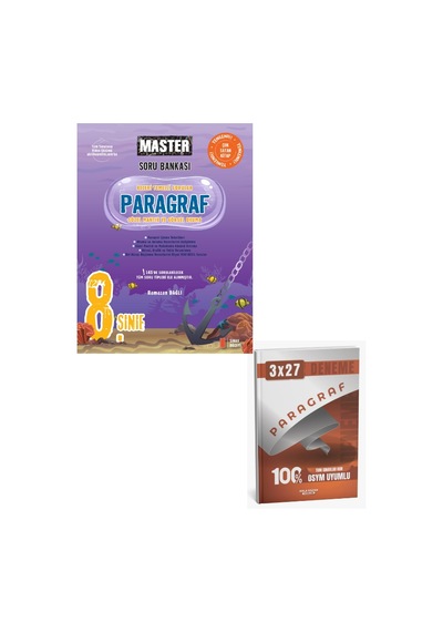 Okyanus 2027 8. Sınıf Master Paragraf Soru Bankası+ Anla Kazan Paragraf