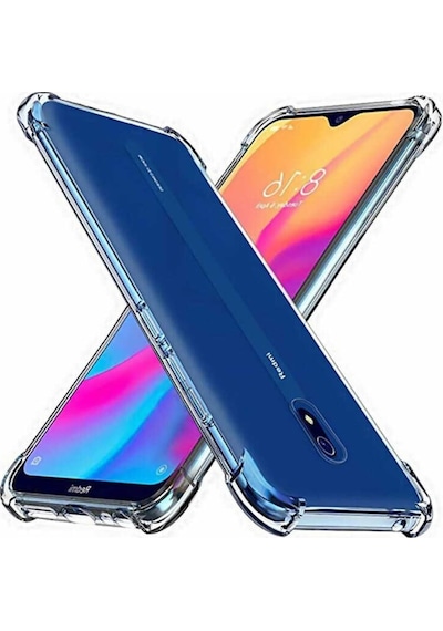 Xiaomi Redmi 8A Kılıf Şeffaf Nitro Anti Shock Kapak Renksiz