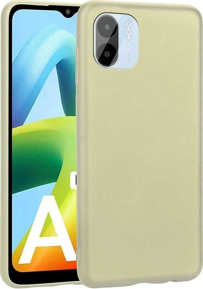 Nourthkiingdom Redmi A1 Kılıf Nrtk Premier Silikon Kapak - Gold Gold