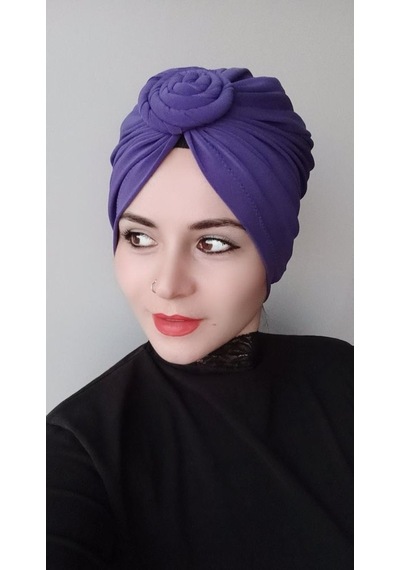 Kadın Düğüm Burgu Bone Lila Lila