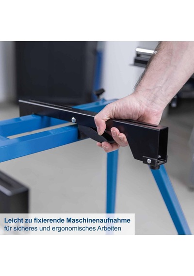 5907107900 Çalışma Alanı/çalışma Masası 5550, Ergonomik Yükseklikte Çalışma, Kolay Taşıma İçin Kompakt Hafif Yapı, Sağlam Yan Uzatma, 150 Kg'a Kadar, Gümüş/mavi