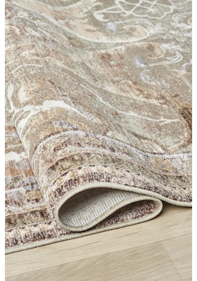 Seyran Halı Monde 800 Bej Polyester Makine Halısı