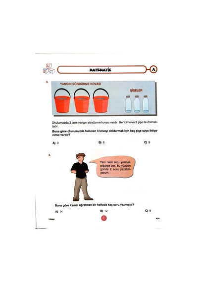 2.sınıf Deneme Sınavı - 3 Kitapcık