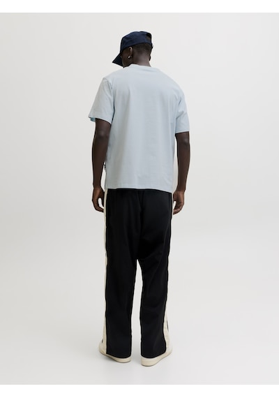 Jack&jones Jcoclub Badge Tee Ss Crew Neck Mavi