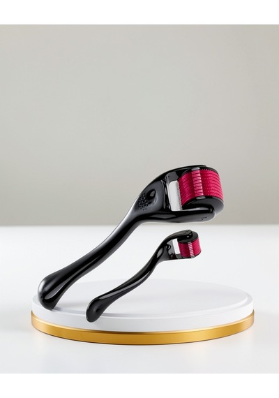 Dermaroller Titanyum Mikro İğneli 0.25 Mm Siyah Saplı