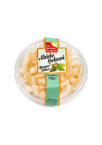 Beyaz Naneli Akide Şekeri 140 Gr