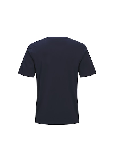 Jack & Jones Erkek Gögüs Logo Baskili Tisört - Cole - 12288492 Lacivert