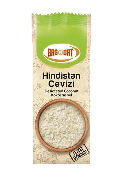 Bağdat Hindistan Cevizi 50 G - Toz Baharat, Yemeklik Ve Tatlılarda Kullanım - 8 Adet Tarı