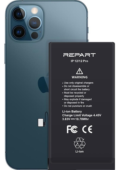 İphone 12/12 Pro Uyumlu Güçlendirilmiş Yüksek Kapasite Batarya - 3250 Mah